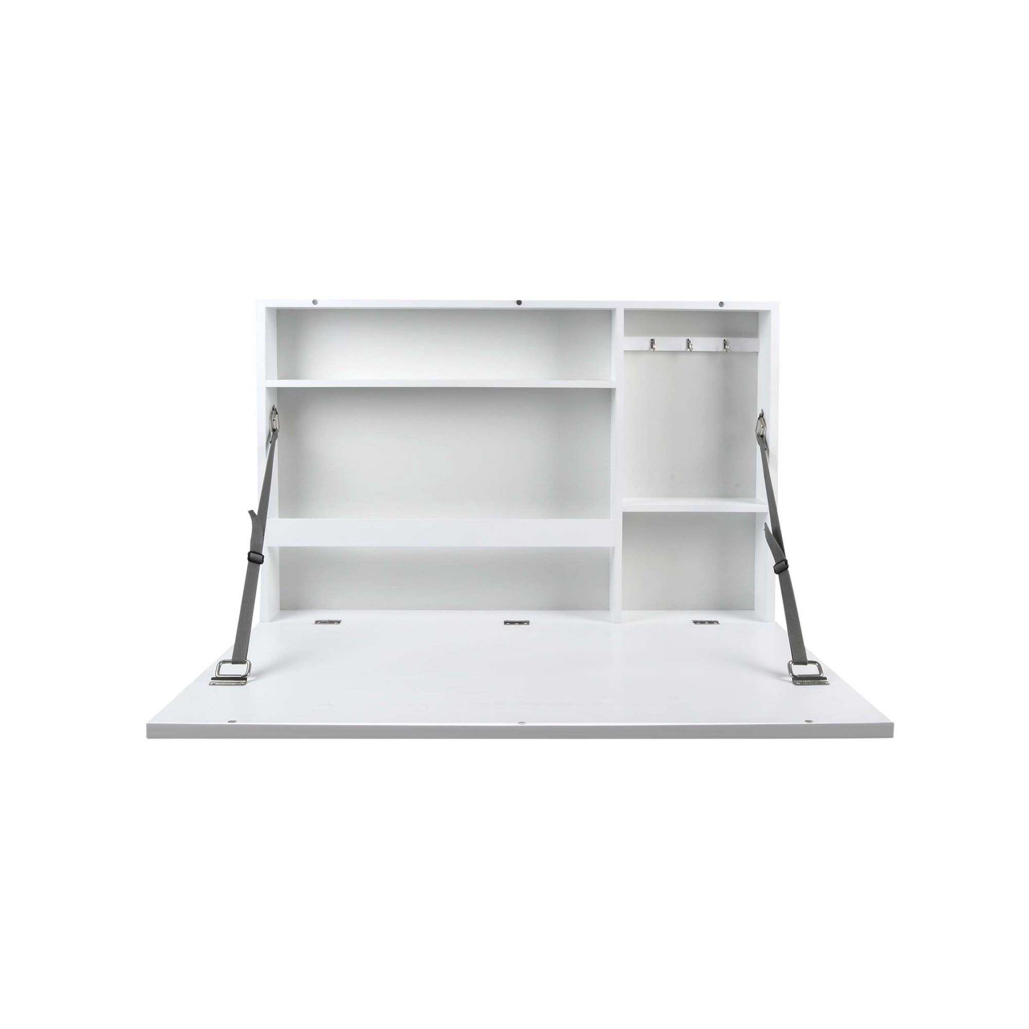 Prinz At Home Prinz Murphy Desk Fold Down Wall-Mounted White with Chalkboard 36  x 24  1-pack