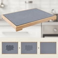 thumbnail image 4 of Unique Bargains Diatomaceous Stone Dish Drying Mat with Dish Drying Rack Dark Gray, 4 of 6