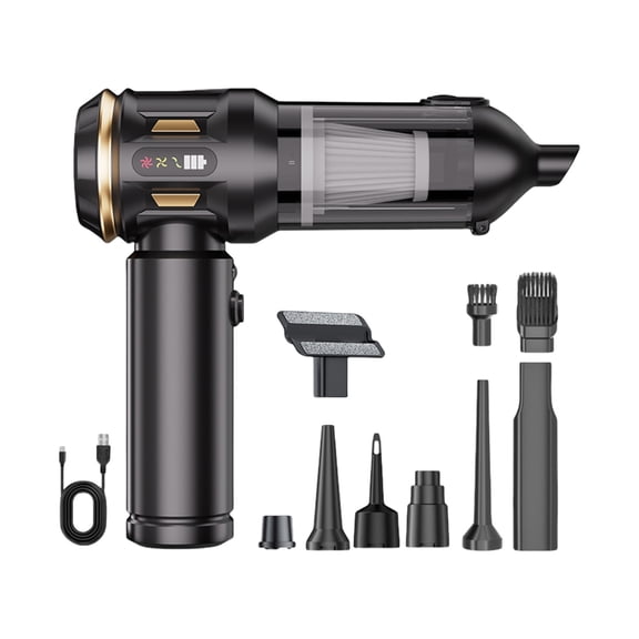 High Suction 18000Pa Car Vacuum Cleaner One Touch Dust Emptying Fast Charging