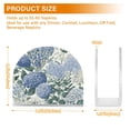 thumbnail image 4 of Yayeee Napkin Holder for Table Kitchen Paper Tissue Organization, Blue Hydrangeas Pattern, 4 of 8