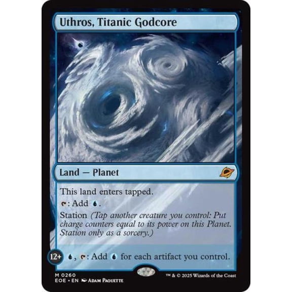 Magic the Gathering - Edge of Eternities - Uthros, Titanic Godcore Near Mint