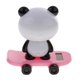 thumbnail image 5 of 10 Tipos Lindo Monopatín De Energía Solar Swing Head Doll Toys Desk Rosado Sunnimix Juguetes Bobblehead coche, 5 of 8