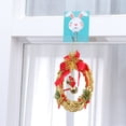 thumbnail image 3 of Gymnture 2pcs Xmas Wind Bell Ornaments with Flower Bowknot, 3 of 10