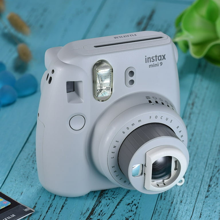 Fujifilm Instax Mini 9 Smokey White Camera with Batteries and Battery  Charger, Instant Film Cameras