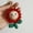 Red Sunflower Smiley Face Pendant, variant on Super cute cartoon hand-woven sunflower pendant, adorable smiling face flower keychain, creative handmade bag accessory