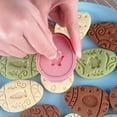 thumbnail image 6 of Visland 9pcs 3D Cookie Cutter Stamper, Christmas Cookie Cutters, Easter Fondant Biscuit Cutter Stamp ,Thanksgiving Pastry Stamp,Halloween Pie Stamper, Festival Cookie Cutter Set, 6 of 7