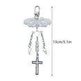 thumbnail image 5 of SIEYIO Cross Bowknot Angel Wing Pendant Phone Charm Chain Strap Bag Decoration Lanyard, 5 of 20
