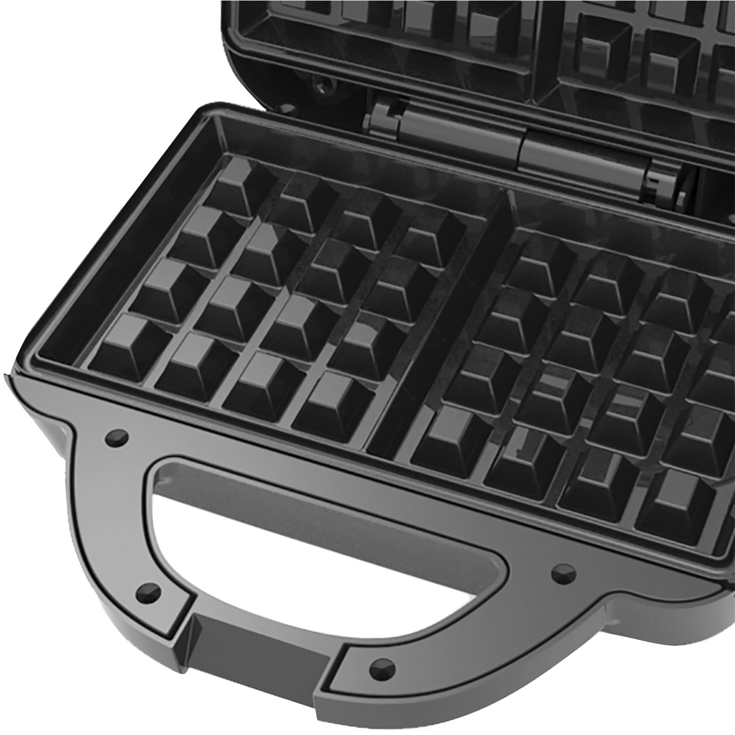 Brentwood Couture Purse Nonstick Dual Waffle Maker (Black)
