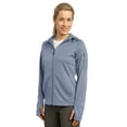 thumbnail image 4 of Sport-Tek Ladies Tech Fleece Full Zip Hooded Jacket-XL (Grey Heather), 4 of 5
