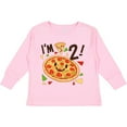 thumbnail image 3 of Inktastic Im Two Pizza Birthday Party Boys or Girls Long Sleeve Toddler T-Shirt, 3 of 5