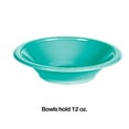 thumbnail image 2 of Teal Lagoon Plastic Bowls 20 Pack, 2 of 2