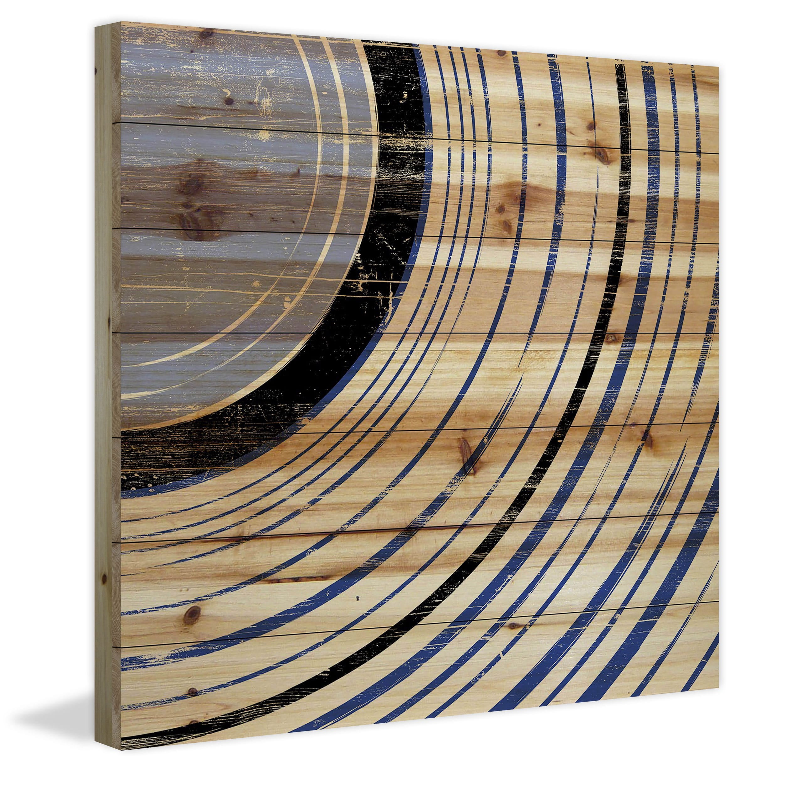 Marmont Hill - "Side Section" Painting Print on Natural Pine Wood