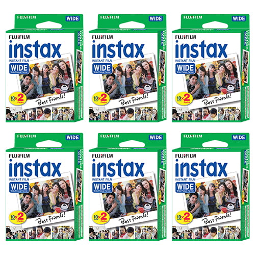 Fujifilm INSTAX WIDE Fuji Instant Film 120 Sheets for Wide 300 Instant  Cameras