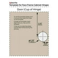 thumbnail image 5 of Berta 5/8" Overlay 105 Degree Face Frame Cabinet Hinges (20 Pack), 5 of 6