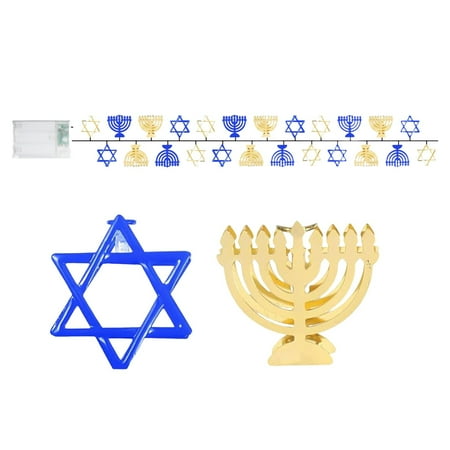 

Brilliant Hanukkah Decoration Innovative LED Nine Menorah Chandelier With Star Of David Design Illuminating The Festive Warmth