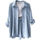 thumbnail image 3 of Conjunto de pantalones cortos con cuello vuelto liso para mujer, atuendo informal, traje holgado, moda de verano, ropa femenina, conjuntos de 2 piezas, 2024, 3 of 5