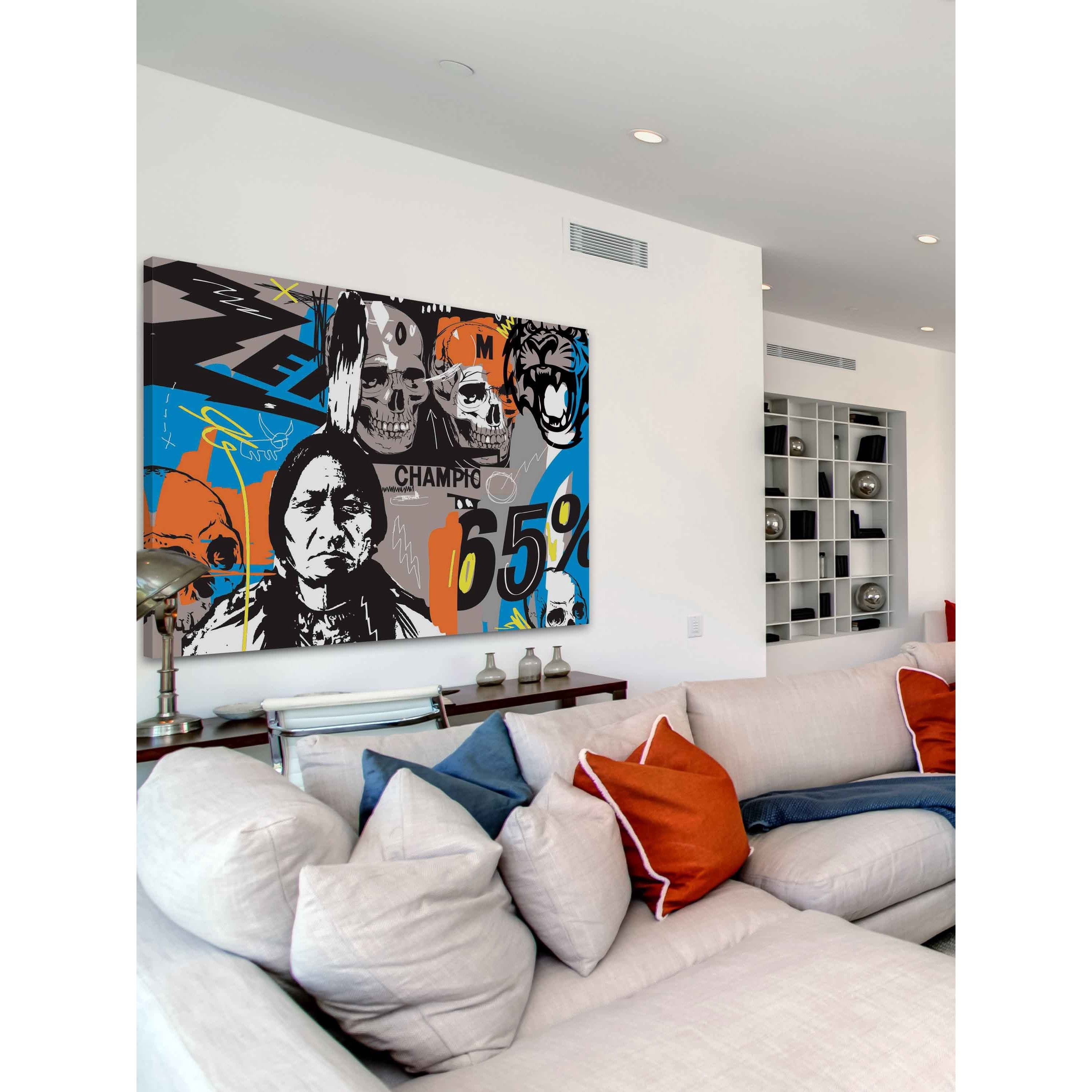 "Out West II" Painting Print on Wrapped Canvas