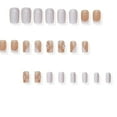 thumbnail image 4 of Square Press On Nail Flower Fake Nail Glues On Nail Artificial Acrylic Nail, 4 of 8