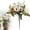 White, variant on Clearance Artificial flowers under $1,Artificial Flowers Artificial Rose Flowers Rose Flower Bouquet For Wedding Table Centerpieces Arrangement Home Kitchen Decor