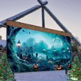 thumbnail image 1 of HomeNest Halloween Pumpkin Background Cloth Garage Door Decorative Cloth Hanging Cloth Banner Tapestry Cloth, 1 of 2