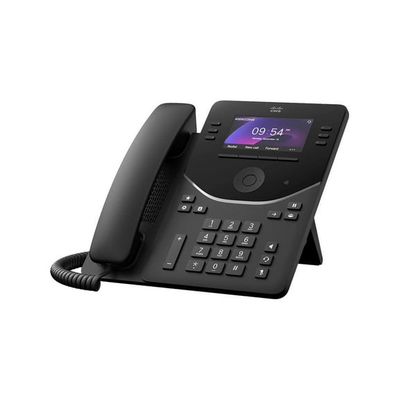 Cisco DP-9851 IP Phone - Corded - Desktop - Carbon Black, 6 x Total Line - VoIP - 3.7" LCD - 2 x Network (RJ-45) - PoE Ports