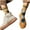 Yellow, variant on Winter Men Socks Diamond Lattice Terry Middle Tube Stocking