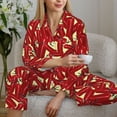 thumbnail image 6 of Daiia Fire Extinguisher for Women's Long-Sleeved Pajama Set – Soft & Comfortable Sleepwear Button-Up Pajamas Cozy Lounge Wear-XX-Large, 6 of 7