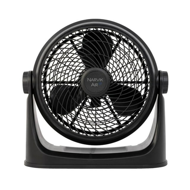 Narvik Ventilador de 12 pulgadas 2 en 1: Piso y Pared 88W Silencioso con Aspas Plásticas, Modelo NA2012