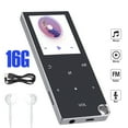 thumbnail image 1 of MP4 Player with Bluetooth, Full TouchScreen Mp4 Mp3 Player with Speaker, Portable HiFi Sound Mp3 Music Player with FM Radio, Voice Recorder, E-book, 1 of 8