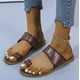 thumbnail image 1 of MKLEKYY Sandalias para Mujer, Sandalias Informales de Verano Con Punta Abierta, Lisas, Planas, Suaves y Transpirables, 1 of 4