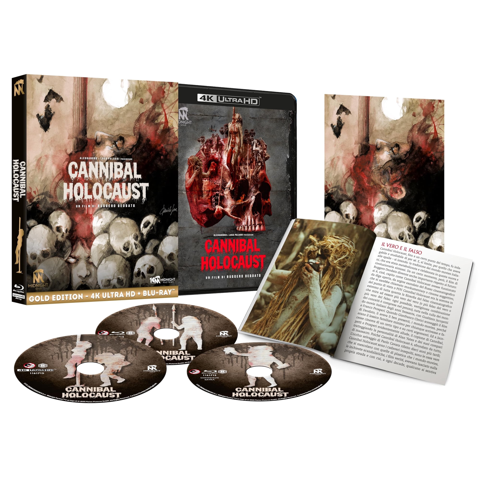 Cannibal Holocaust (4K UHD (4K Ultra HD) Carl Gabriel Yorke Luca Barbareschi Robert Kerman