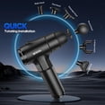 thumbnail image 4 of Pistola de masaje AERLANG para aliviar el dolor muscular de tejidos profundos, 20 velocidades, 4 of 6