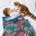 thumbnail image 2 of Hotel Transilvania anti-pilling, suave, ligera, esponjosa y acogedora de lujo para hogar y cocina – Perfecta para niños y adultos,200X150cm, 2 of 6