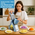 thumbnail image 2 of Mandoline Slicer for Vegetables Fruits, Adjustable Thickness Stainless Steel Food Cutter & Chopper, Safe and Quick Meal Preparation, 2 of 10