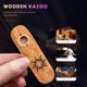 thumbnail image 1 of Kazoo De Caoba Mini instrumento de viento kazoo de madera de caoba kazoo para amantes de la música (el sol), 1 of 5