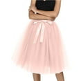thumbnail image 3 of Stylish Women's Skirt Tutu Adult Short Petticoat Midi Skirt for Dressy Occasions Versatile Fashion Piece for Various Events and Parties, 3 of 8