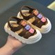 thumbnail image 1 of Nuevo Sandalias para niños 2025, sandalias de verano para interiores y exteriores, antideslizantes de fondo suave para niñas y niños pequeños, sandalias cómodas con suela de PVC, 1 of 5