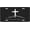 Christian Cross, variant on Eat Beef License Plate - 6x12 Aluminum Vanity Tag - Funny Slogan Decorative Gift Rancher Farmer
