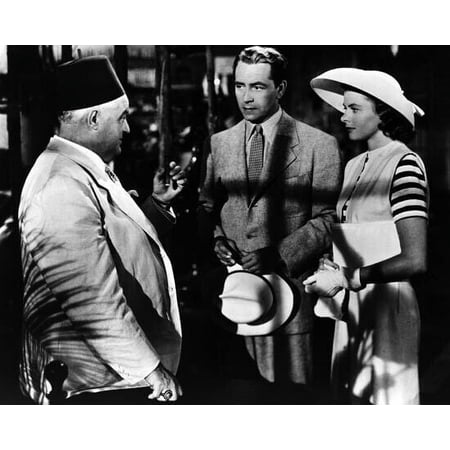 Casablanca Sidney Greenstreet Ingrid Bergman Paul Henreid Poster 4x6 photo inches