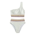 thumbnail image 2 of UPPADA Womens High Waisted Bikini Sets Flexible Comfy Swimsuits Halter Tie Back Bathing Suit Two Piece Swim Suits 2025 Color Block Bathing Suits Bikini and Bottom White,S, 2 of 5