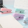 thumbnail image 4 of Gmluru Portable Stapler Macaron-colored Stapler Handheld Stapler Labor-saving Stapler Metal Stapler Universal Stapler Multifunctional Stapler Office Stapler Easy-to-use Stapler Efficie, 4 of 7