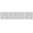 thumbnail image 3 of 28 piezas / pieza 3d espejo extraíble acrílico etiqueta de diy decoración para cm Plata, 3 of 9