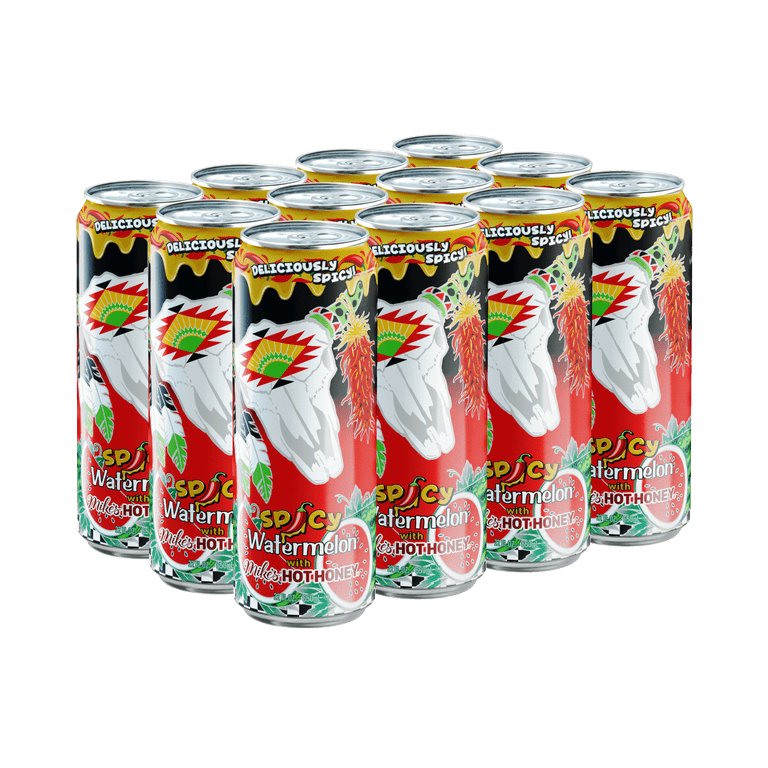Arizona Spicy Watermelon Juice Cocktail, 22 fl oz Cans, 24 Pack