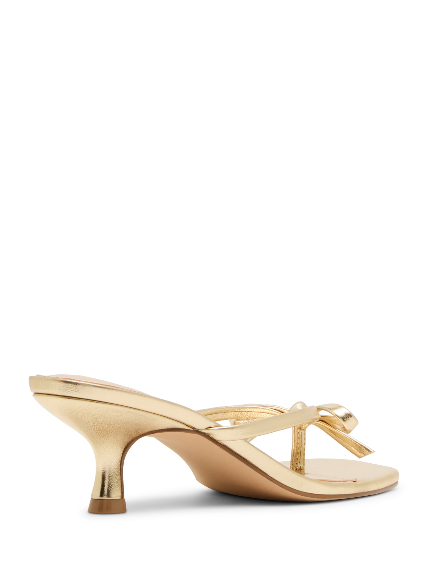 Madden Girl Women's Charlene Thong 2 inch Kitten Heel Sandal