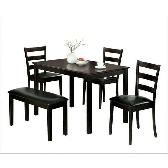 Affan 5 Piece Dinning Table and Chair Set