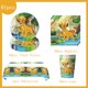 thumbnail image 3 of Disney-Decoración de cumpleaños del Rey León para niños, juego de vajilla, vasos de papel, platos, suministros de globos, tema de fiesta de Simba, dibujos animados, 3 of 4
