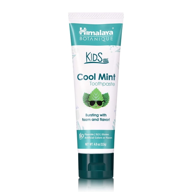 Pasta Dental Himalaya Kids Menta Fresca Sin Flúor 113 ml