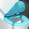 thumbnail image 4 of Oval Toilet Seat,Elongated Toilet Seat,Soft Toilet Seat,Thick Foam Padded Comfort Bathroom Seat, Universal Fit Easy Install Soft Close Replacement Toilet Lid, Durable Household Bathroom Accessory, 4 of 8