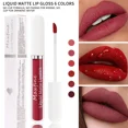 thumbnail image 3 of Lápiz labial líquido mate Esmalte de labios de terciopelo sexy resistente al agua Lápiz labial hidratante de larga duración, 3 of 5