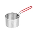 thumbnail image 1 of Stainless Steel Deep Fry Basket Round Wire Mesh French Chip Frying Baskets Net Serving Food Presentation Tableware, 1 of 5